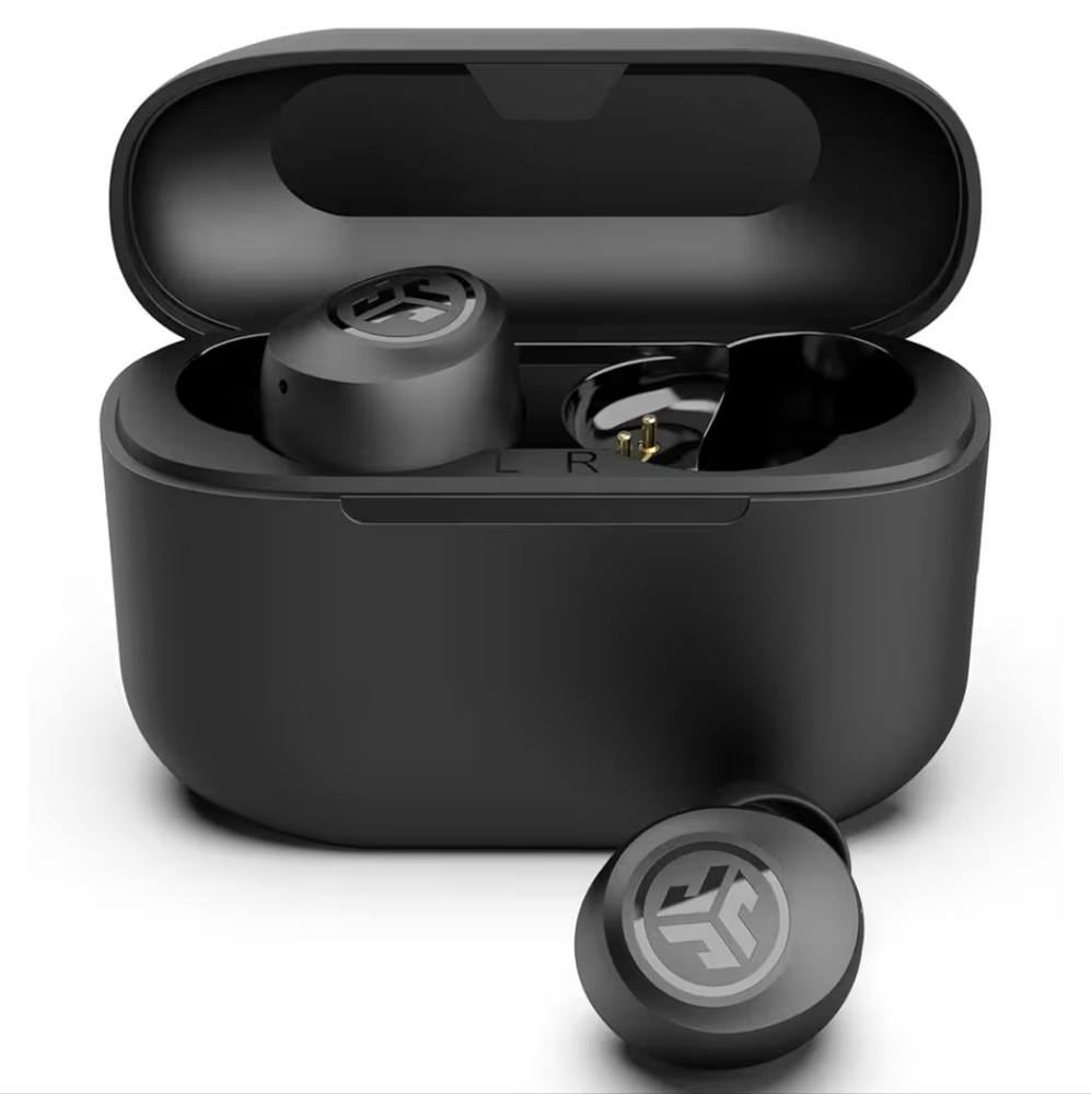 Black Wireless Earbud Headphones